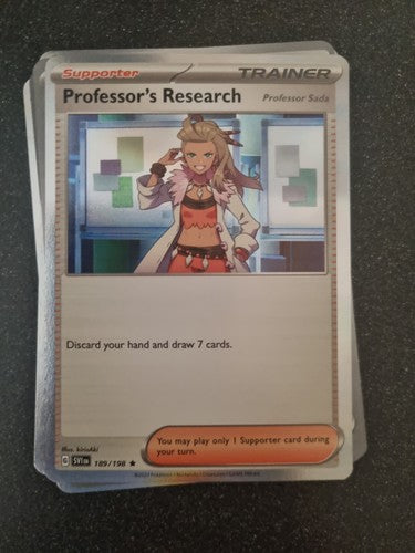 Pokemon TCG Scarlet & Violet - Professor's Research 189/198 (Holo)
