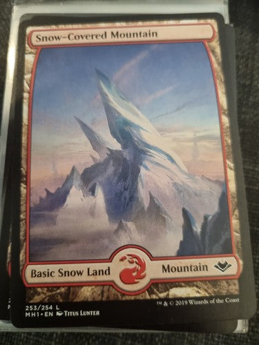 MTG Snow-Covered Mountain Modern Horizons 253/254 Regular Land