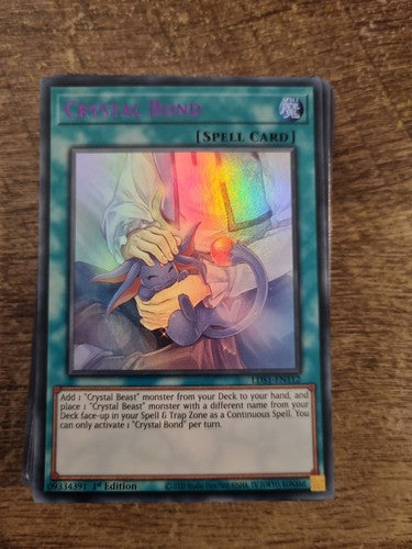 Yugioh - Crystal Bond *Purple Ultra Rare* LDS1-EN112 (NM/M)