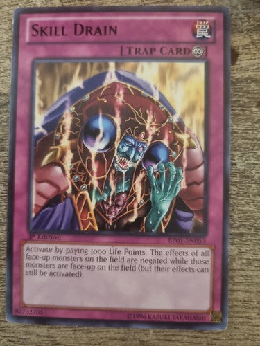 Yugioh - Skill Drain - Rare - BP01-EN053 - 1st Edition