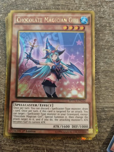 Chocolate Magician Girl - MVP1-ENG52 - Gold Rare - 1st Edition - Yugioh