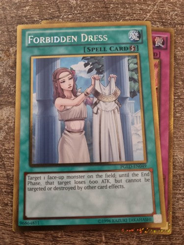 Yu-Gi-Oh! TCG Forbidden Dress Premium Gold PGLD-EN049 Unlimited Gold Rare