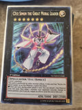 Yugioh - CXyz Simon the Great Moral Leader - NUMH-EN040 -1st ED Secret Rare -NM