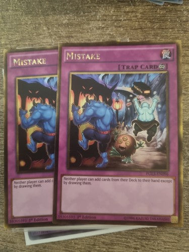 Yugioh - Mistake - PGL3-EN096 - 1st Edition - Gold Rare - Mint