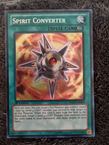 Spirit Converter Secret Rare  Yugioh Card REDU-EN099