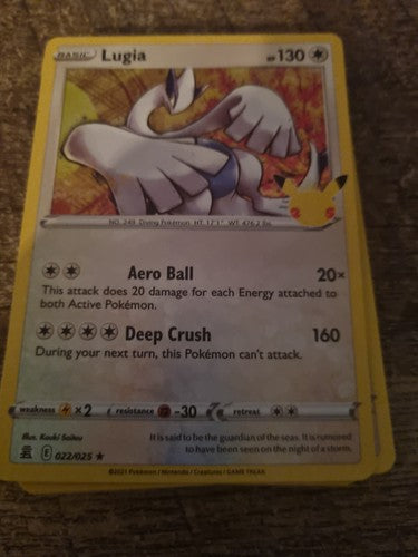 Lugia 022/025 Rare Holo | Pokemon Celebrations | Pokemon Card