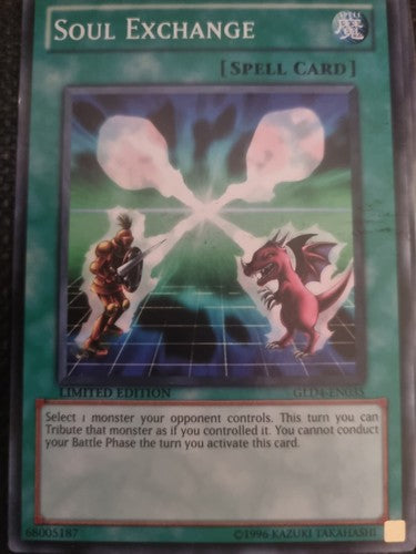 Soul Exchange - GLD4-EN035 - Common Yugioh