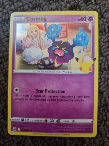 Cosmog 013/025 Rare Holo | Pokemon Celebrations | Pokemon Card