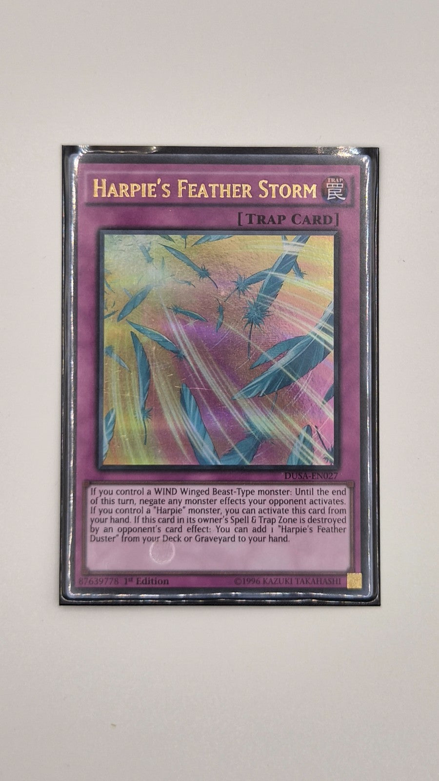 Harpie's Feather Storm DUSA-EN027 Ultra Rare 1st Ed NM Yu-Gi-Oh!