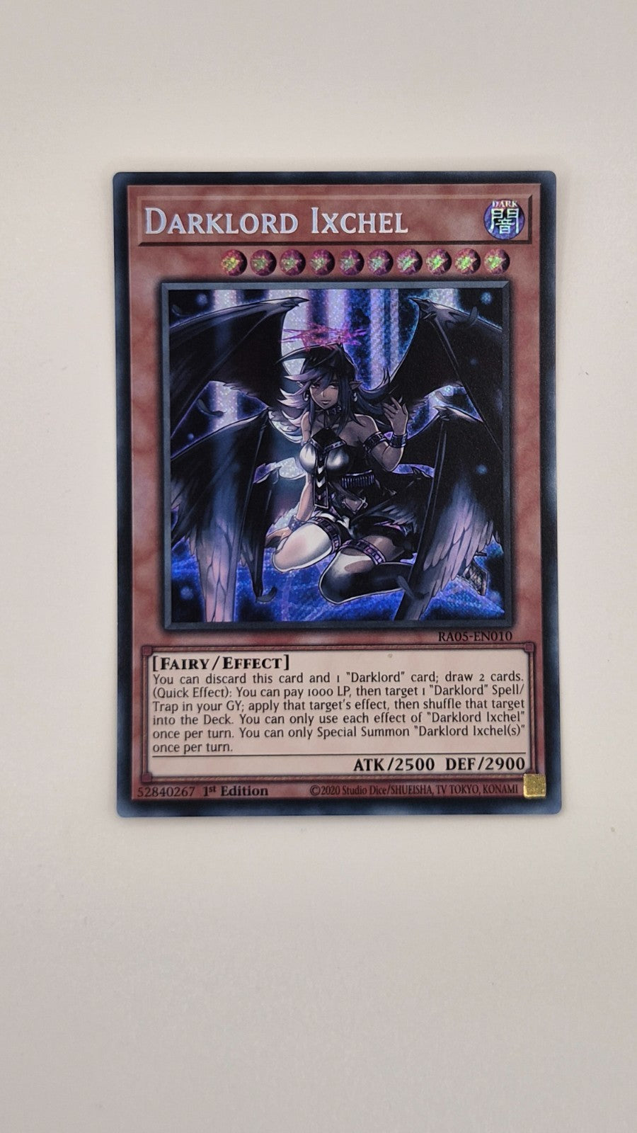 Darklord Ixchel RA05-EN010 Secret Rare 1st Ed NM Yu-Gi-Oh