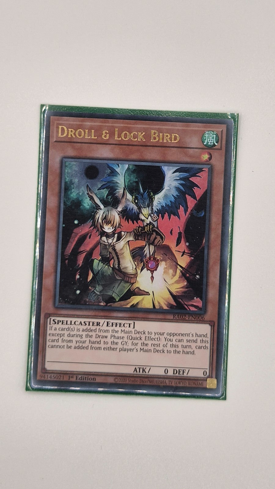 Droll & Lock Bird RA02-EN006 Ultra Rare 1st Ed NM