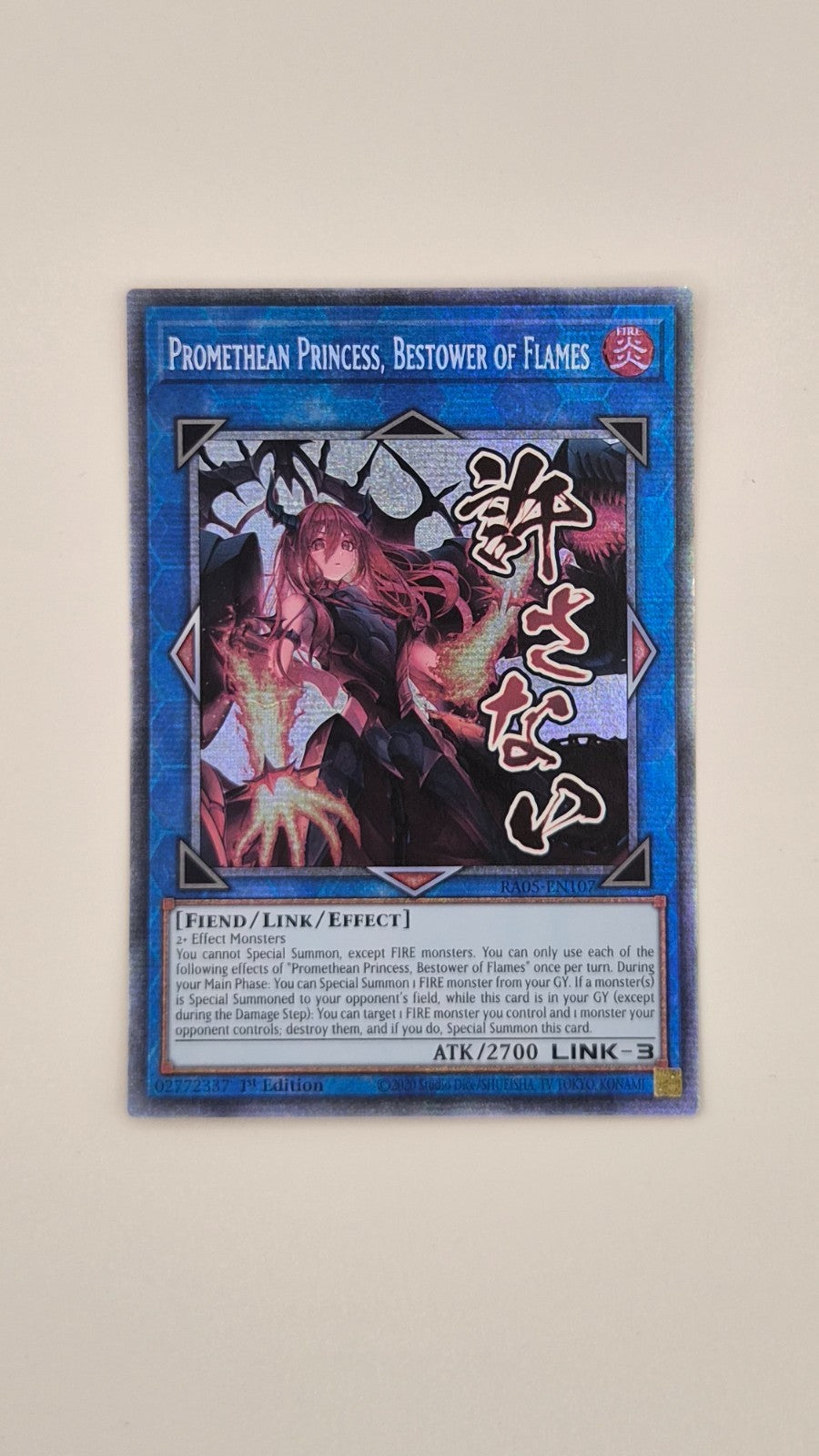 Promethean Princess, Bestower of Flames RA05-EN107 Starlight Rare 1st Ed YuGiOh