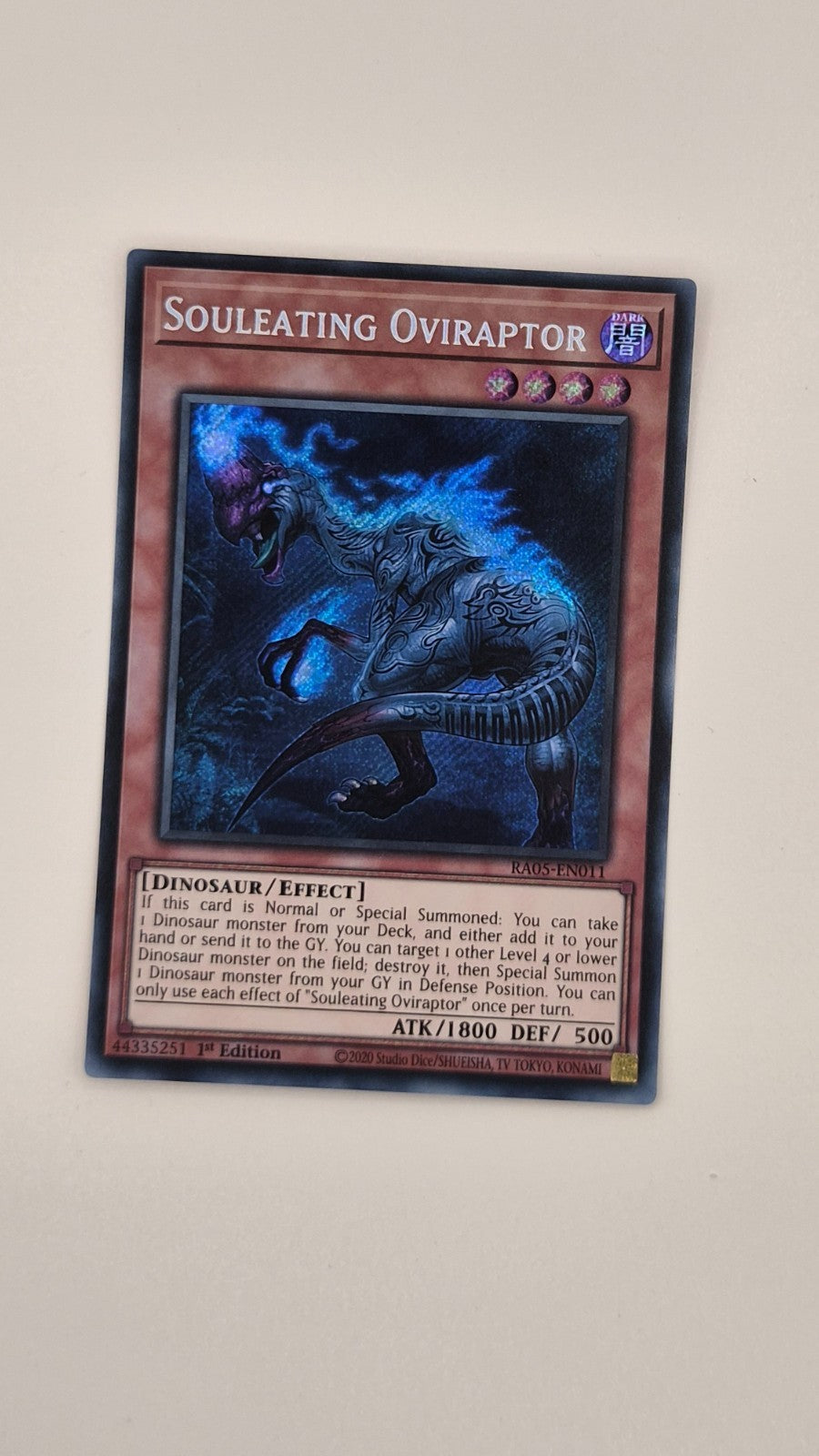 Souleating Oviraptor RA05-EN011 Secret Rare 1st Ed NM Yu-Gi-Oh