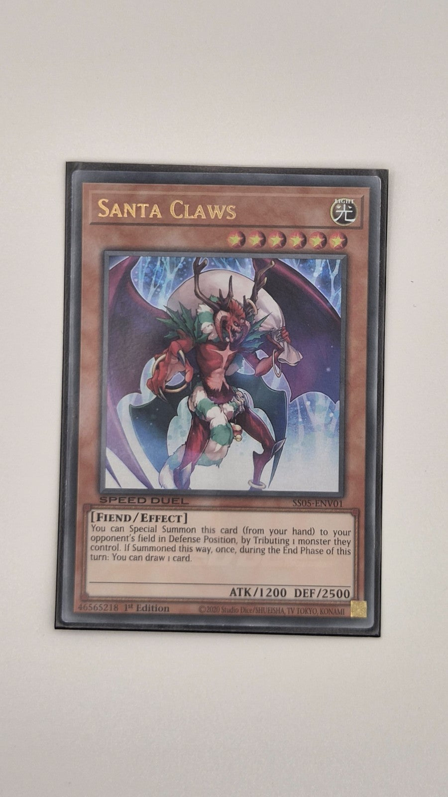 Santa Claws SS05-ENV01 Ultra Rare 1st Ed NM Yu-Gi-Oh